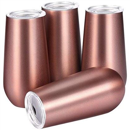 Bicchiere sottovuoto in acciaio inossidabile da 6 OZ